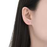 MOISS stříbrné náušnice GOLD