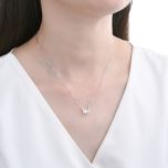 MOISS stříbrný náhrdelník MOTÝL