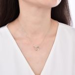 MOISS stříbrný náhrdelník SRDCE