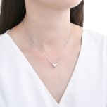 MOISS stříbrný náhrdelník SRDCE