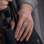 DIVERSE stříbrný prsten UNI 60-66