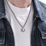 DIVERSE stříbrný přívěsek PANNA