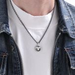 DIVERSE stříbrný přívěsek BERAN