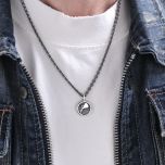 DIVERSE stříbrný přívěsek VODNÁŘ