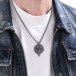 DIVERSE stříbrný přívěsek JEŽÍŠ