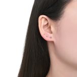 MOISS stříbrné náušnice 2-3mm