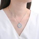 MOISS stříbrný přívěsek STROM ŽIVOTA OPÁL