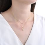 MOISS stříbrný náhrdelník SRDCE