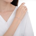 MOISS stříbrný náramek BICOLOR GOLD STROM ŽIVOTA