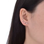 MOISS stříbrné náušnice