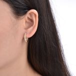 MOISS stříbrné náušnice GOLD