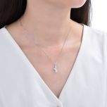 MOISS stříbrný náhrdelník KOLIBŘÍK