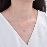 MOISS stříbrný náhrdelník SRDCE