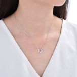 MOISS stříbrný náhrdelník HVĚZDA