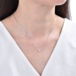 MOISS stříbrný náhrdelník SRDCE