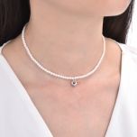 MOISS stříbrný náhrdelník SRDCE