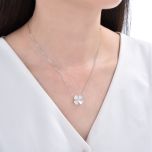 MOISS stříbrný náhrdelník KVĚTINA