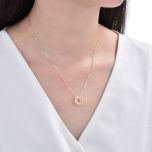 MOISS stříbrný náhrdelník GOLD