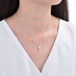 MOISS stříbrný náhrdelník MEDVÍDEK