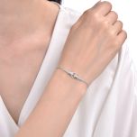 MOISS stříbrný náramek HAD