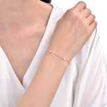 MOISS stříbrný náramek SRDCE