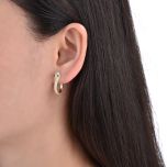 MOISS stříbrné náušnice HAD