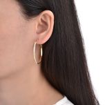 MOISS stříbrné náušnice GOLD