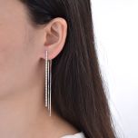 MOISS visací stříbrné náušnice