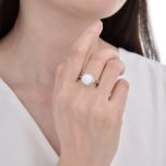 MOISS stříbrný prsten OPÁL