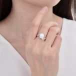 MOISS stříbrný prsten OPÁL