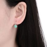 MOISS stříbrné náušnice OPÁL