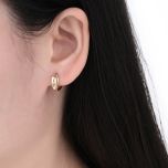 MOISS stříbrné náušnice