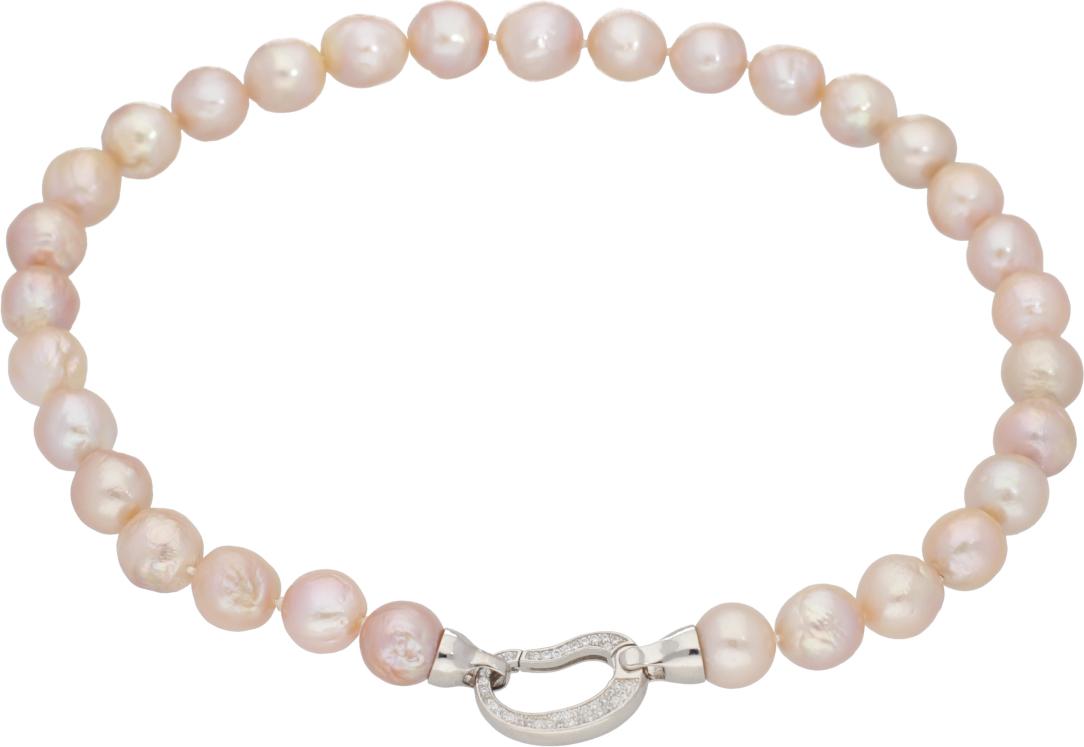 Moonpearls MOON Sibyla - náhrdelník z pravých růžových říčních perel 00363086 Délka 45 cm 00363087 + doprava ZDARMA