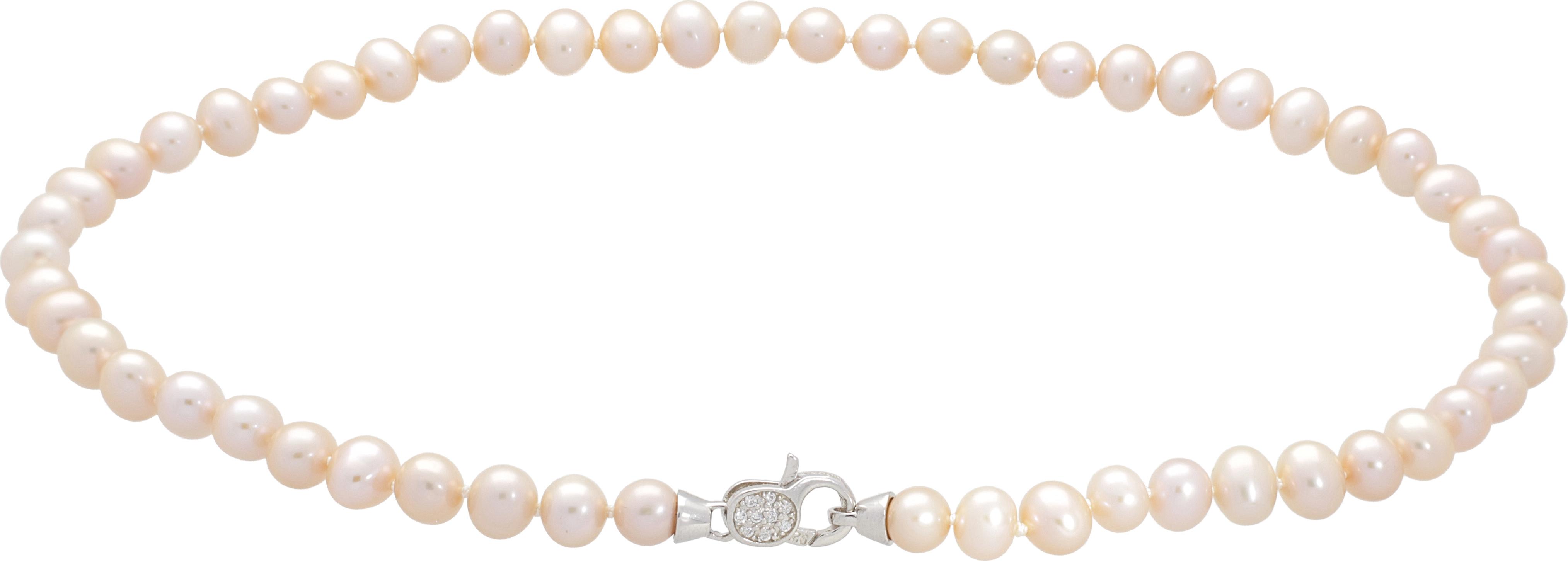 Moonpearls MOON Salome - náhrdelník z pravých růžových říčních perel 00362630 Délka 45 cm 00362630 + doprava ZDARMA