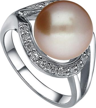 Moonpearls MOON Judie - prsten s pravou říční růžovou perlou RP000044 Velikost 52 mm RP000044