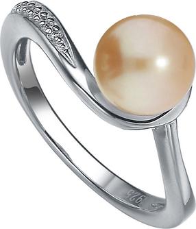 Moonpearls MOON Salem - prsten s pravou říční růžovou perlou RP000026 Velikost 49 mm RP000026