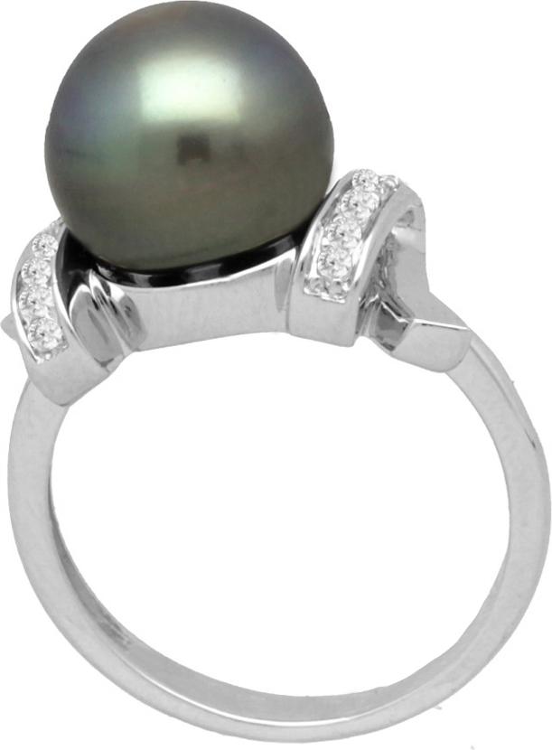 Moonpearls MOON Azelia - prsten s pravou mořskou TAHITSKOU perlou 00366508 00366508 + doprava ZDARMA