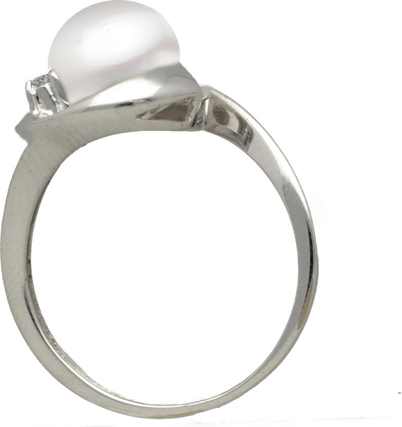 Moonpearls Moiss Eviana - prsten s pravou říční bílou perlou 00366542 00366542 + doprava ZDARMA