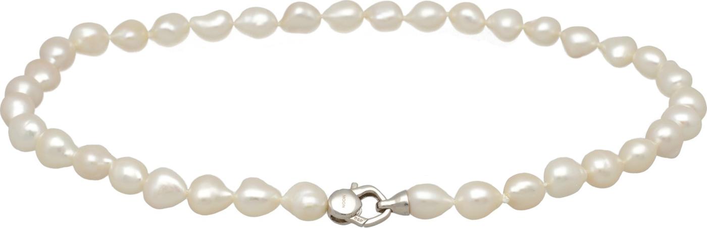 Moonpearls MOON Shera - náhrdelník z pravých bílých říčních perel 00363474 Délka 45 cm 00363474 + doprava ZDARMA