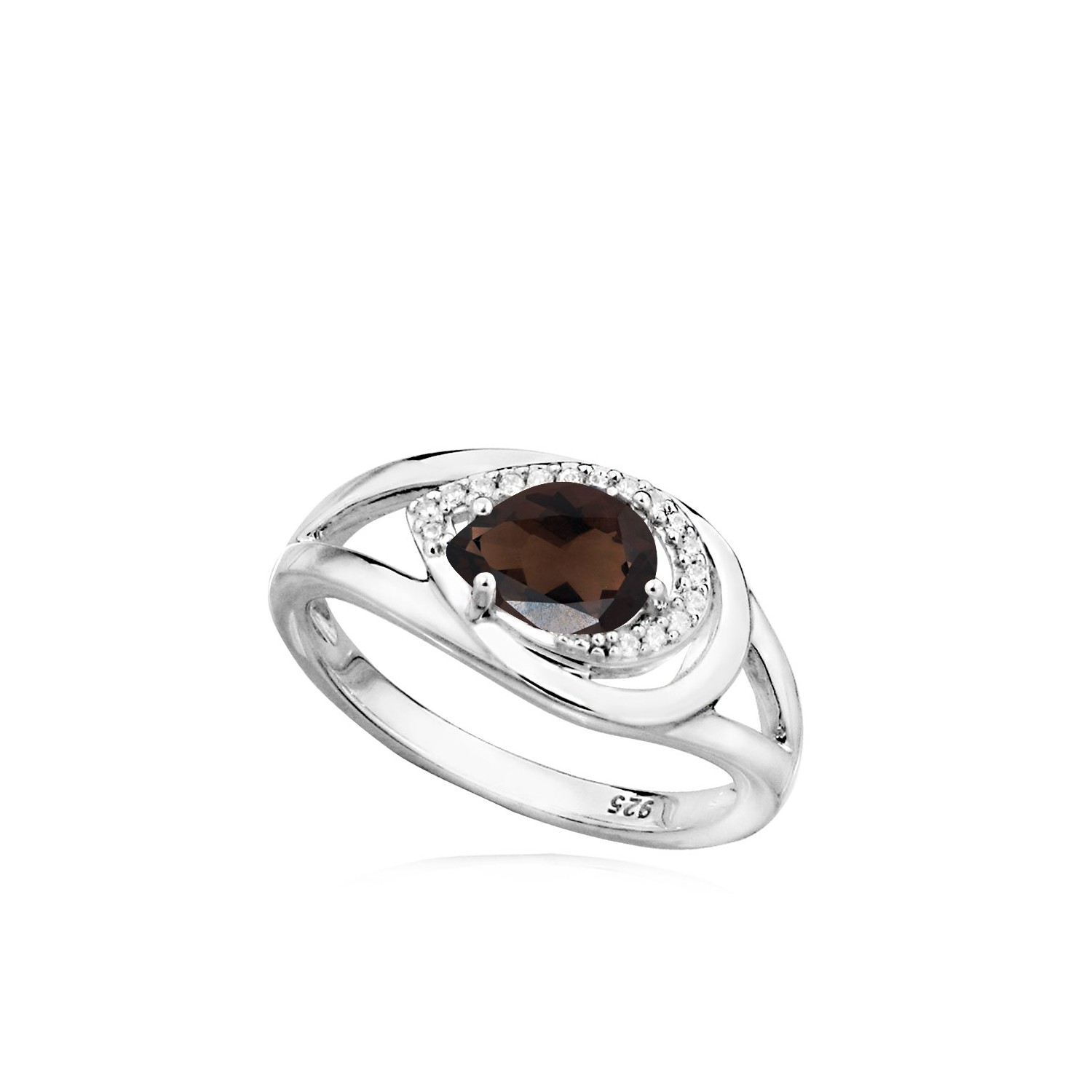 MOISS Moiss stříbrný prsten MARJA se ZÁHNĚDOU RG000070 Velikost 57 mm RG000072