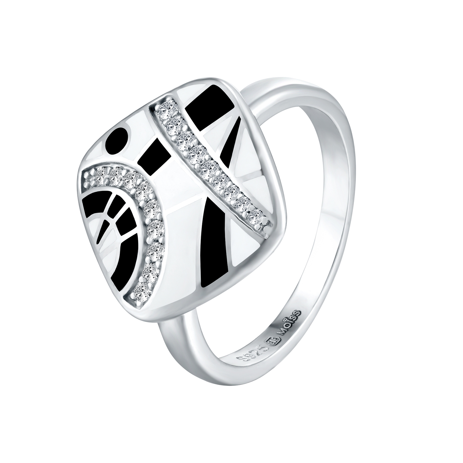 MOISS Moiss stříbrný prsten MICHELE R0001338 Velikost 57 mm R0001339