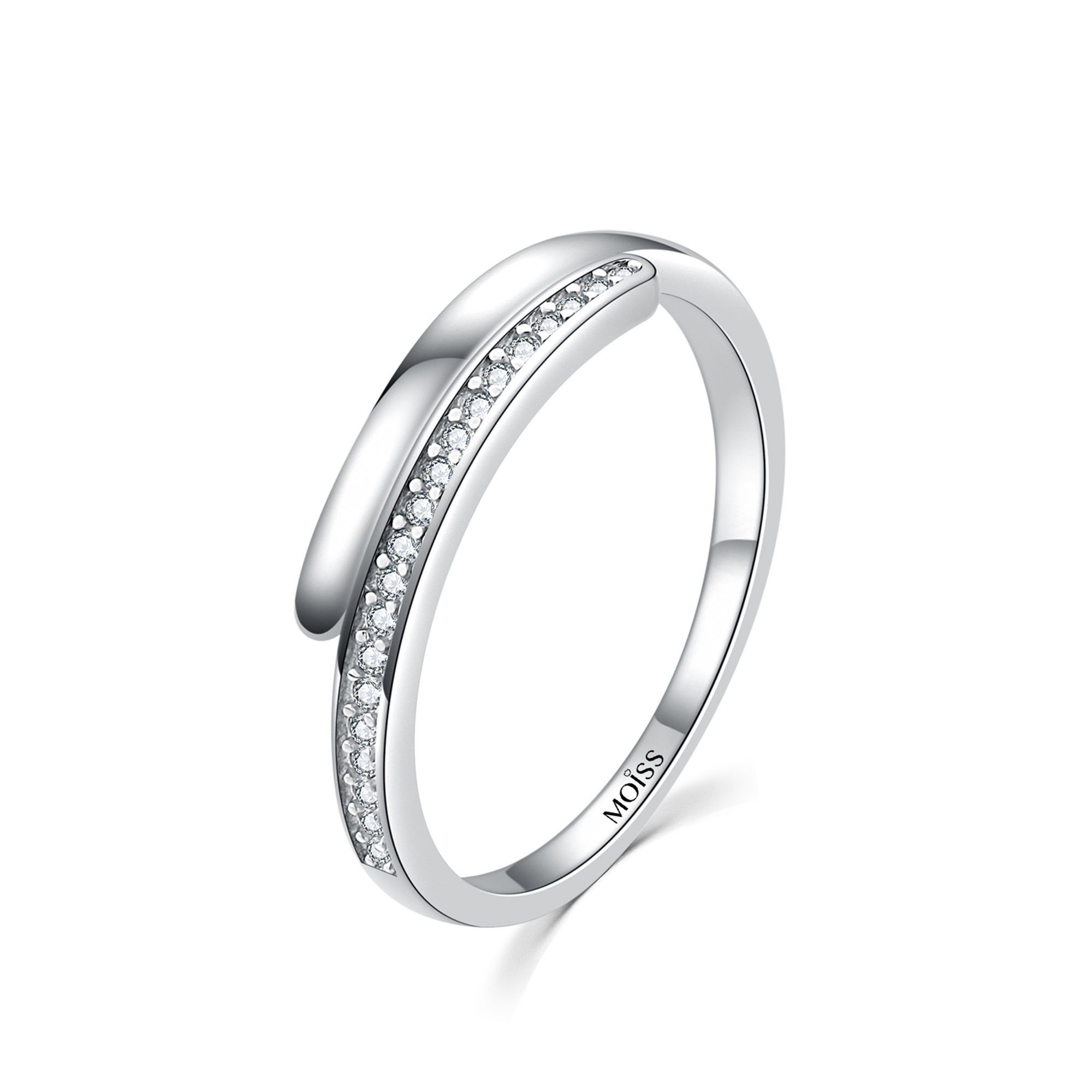 MOISS Moiss stříbrný prsten DARIA R0001898 Velikost 52 mm R0001898