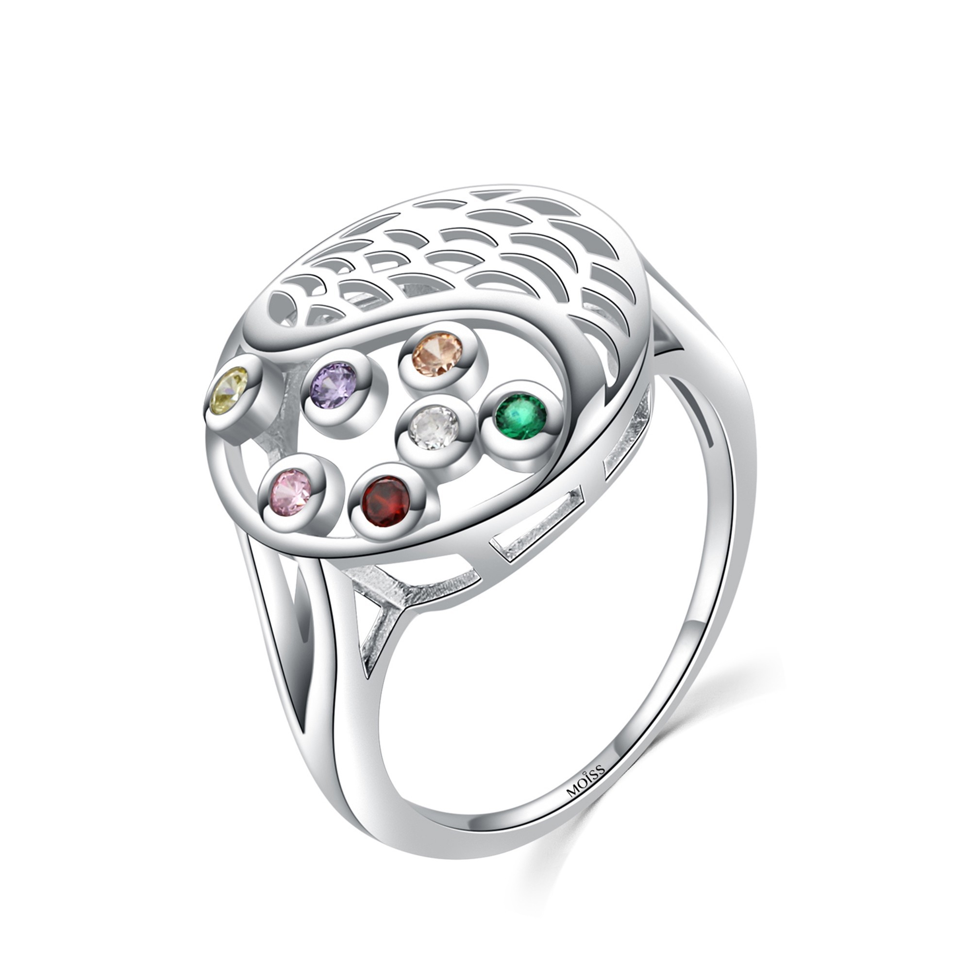 MOISS Moiss stříbrný prsten ANDĚLSKÉ KŘÍDLO R0002094 Velikost 56 mm R0002095