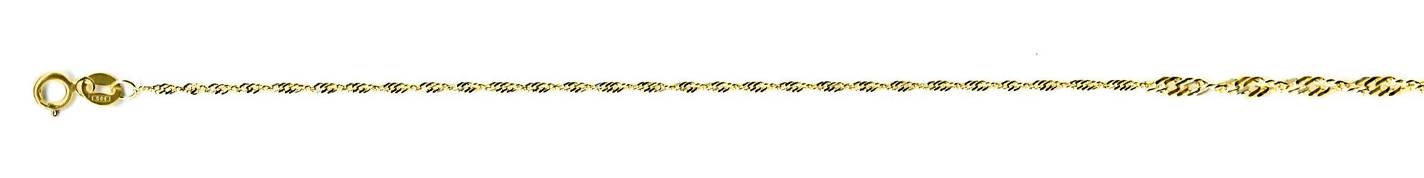 MOISS Moiss řetízek ze žlutého zlata SINGAPORE CA000125 Délka 45 cm CA000161 + doprava ZDARMA