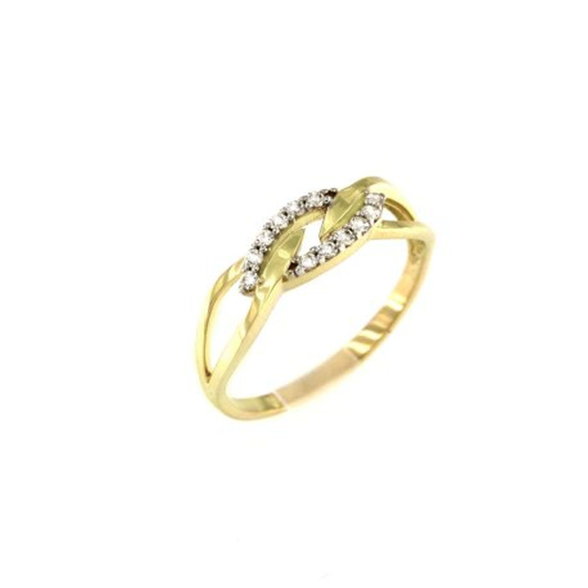 MOISS Moiss prsten ze žlutého zlata SCARLET RA000341 Velikost 54 mm RA000341 + doprava ZDARMA