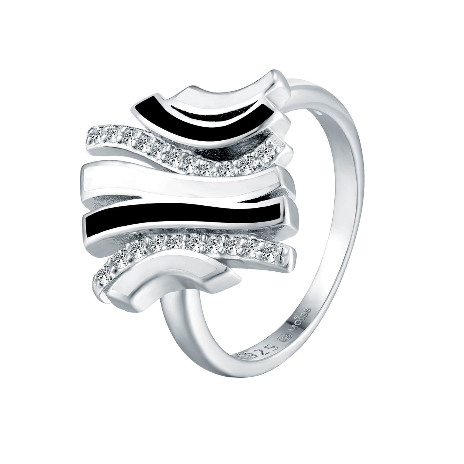 MOISS Moiss stříbrný prsten MÓNICA R0002286 Velikost 59 mm R0002288