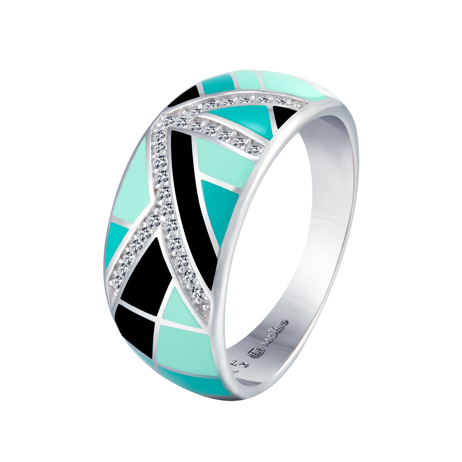 MOISS Moiss stříbrný prsten XENA R0002289 Velikost 61 mm R0002291