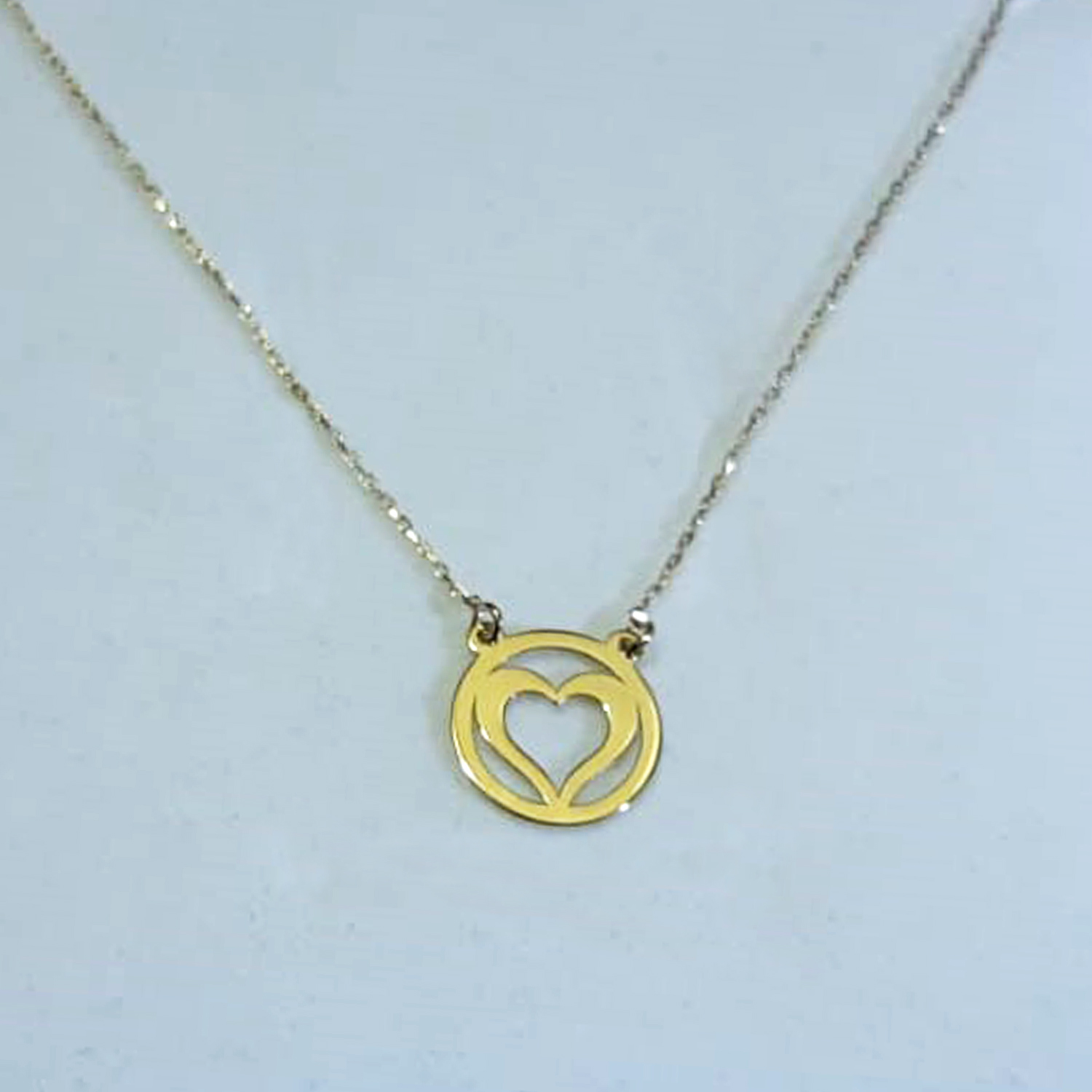 MOISS Moiss náhrdelník ze žlutého zlata SRDCE NA000056 NA000056 + doprava ZDARMA