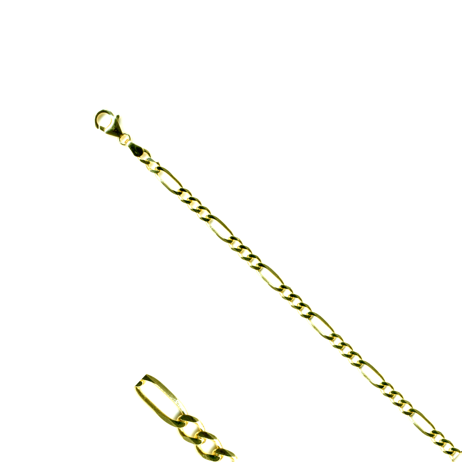 MOISS Moiss řetízek ze žlutého zlata FIGARO CA000267 Délka 50 cm CA000267 + doprava ZDARMA