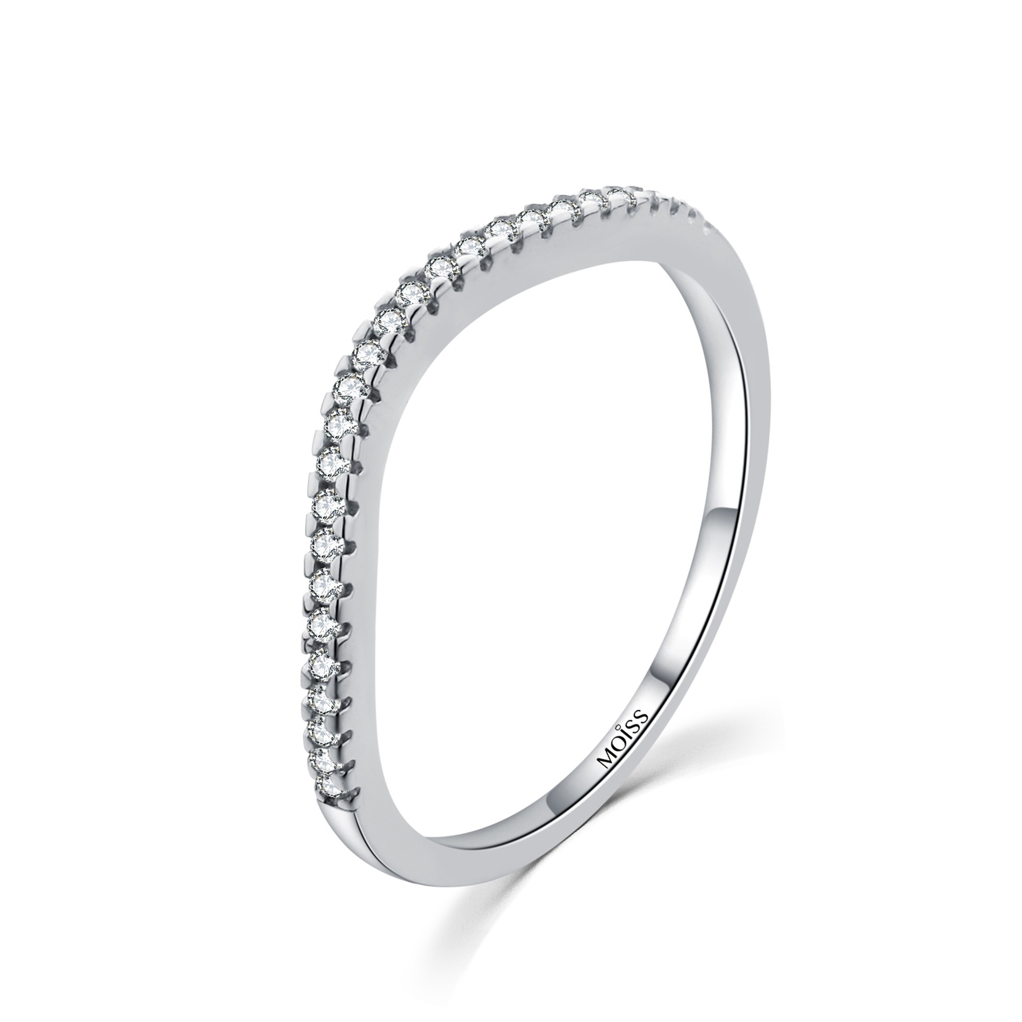 MOISS Moiss stříbrný prsten ANGELICA R0002319 Velikost 52 mm R0002319